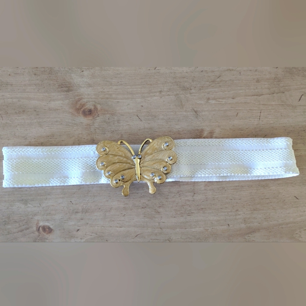 White Butterfly Belt